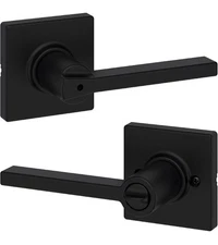 Kwikset Casey Door Lever - Interior Privacy Door Handle with Lock 93002-031