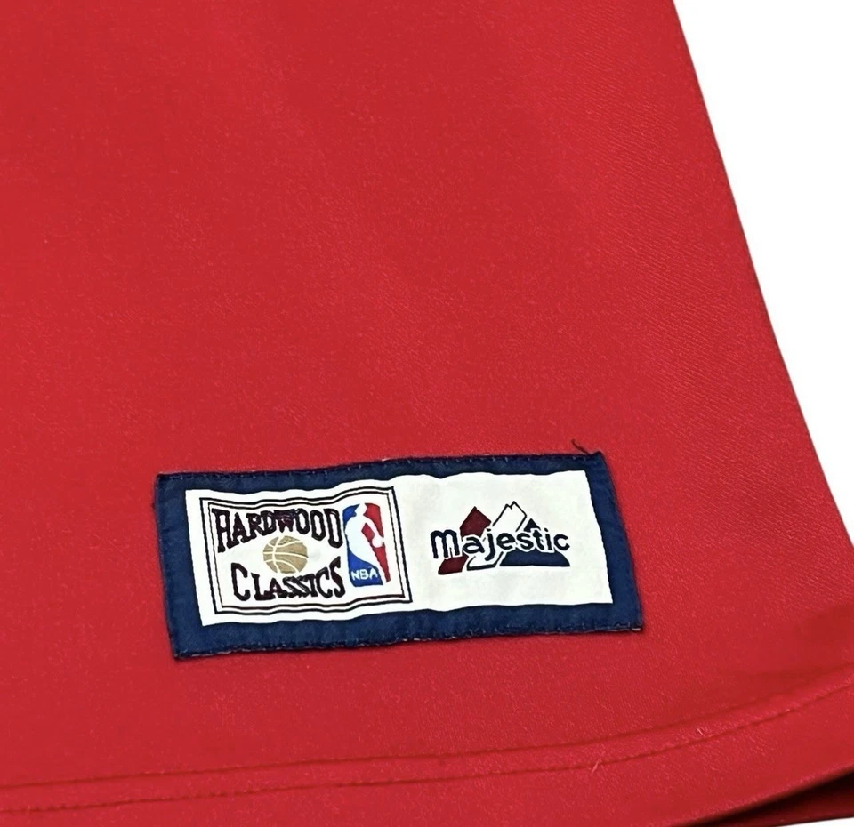 Vintage Majestic Hardwood Classics Houston Rockets NBA Jersey - Image 3 of 4