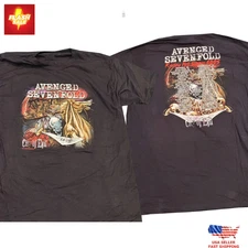 NEW Avenged Seven*fold 2005 City Of Evil US Tour Shirt USA Made S-5XL Fanmade