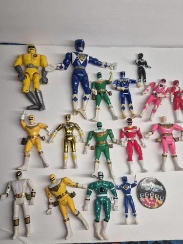 Vintage Lot of Power Rangers Assorted Action Figures 90s Bandai