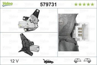 Renault Trafic II Wiper Motor 16-22 (579731) OEM Valeo