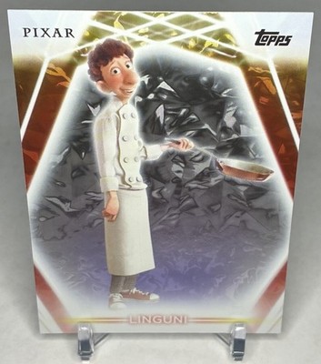 2026 Topps Disney Neon Pixar Ratatouille Alfredo Linguini Snow Cap Foil #72