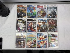 Nintendo Wii Games Lot of 12 Super Mario Galaxy 2 Spider-Man Just Dance Wipeout