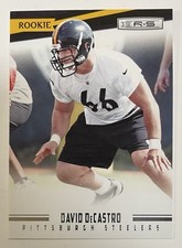 David DeCastro Rookie 2012 Panini Rookies & Stars #167 Pittsburgh Steelers NM-MT