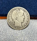(#102180)  Barber Half Dollar:  1914.  Good.  Key Date!