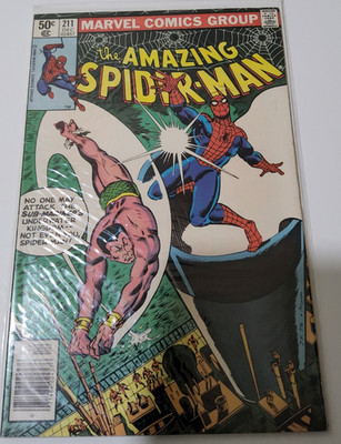 The Amazing Spider-Man #211 (December 1980)  The Spider and the Sea-Scourge! 