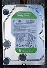 Western Digital Caviar Green 2TB Internal 5400RPM 3.5" (WD20EARS) HDD