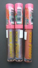 3 Wet N Wild jungle rock lip gloss Bretman Rock 2 Freaky 1 Fearless 110427 11428