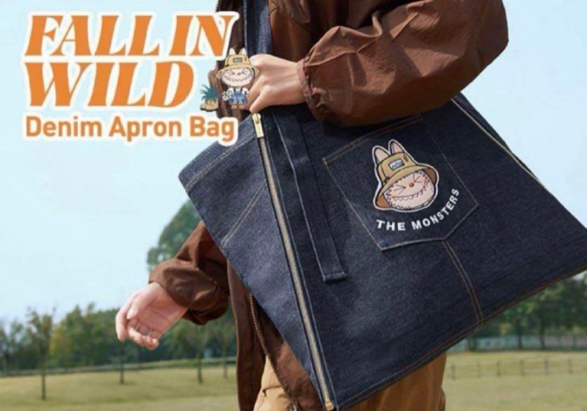 THE MONSTERS FALL IN WILD labubuエプロンバッグ THE MONSTERS FALL IN WILD DENIM APRON BAG LABUBU NEW | eBay