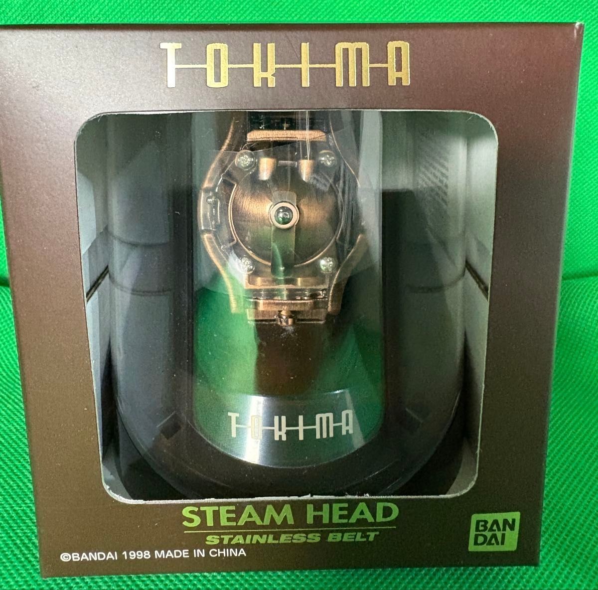 NEW Bandai Tokima Steam Head Digirobo Transform Watch Bronze Retro