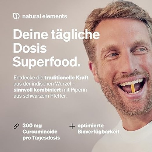 Curcuma Extrakt Hochdosiert Curcumingehalt EINER Kapsel entspricht 10.000mg - Bild 3 von 6