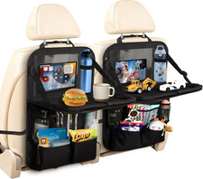 Auto Organizer Kinder 2 Stück Mit Klapptisch, 10 Taschen & Touchscreen-Tabletfac