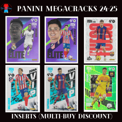 2024-25 PANINI LA LIGA MGK MEGACRACKS - INSERT CARDS