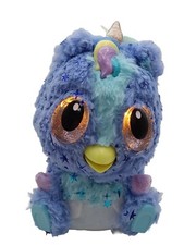 HATCHIMALS UNIKEET PURPLE OWL UNICORN 6.5 T 4.5 W