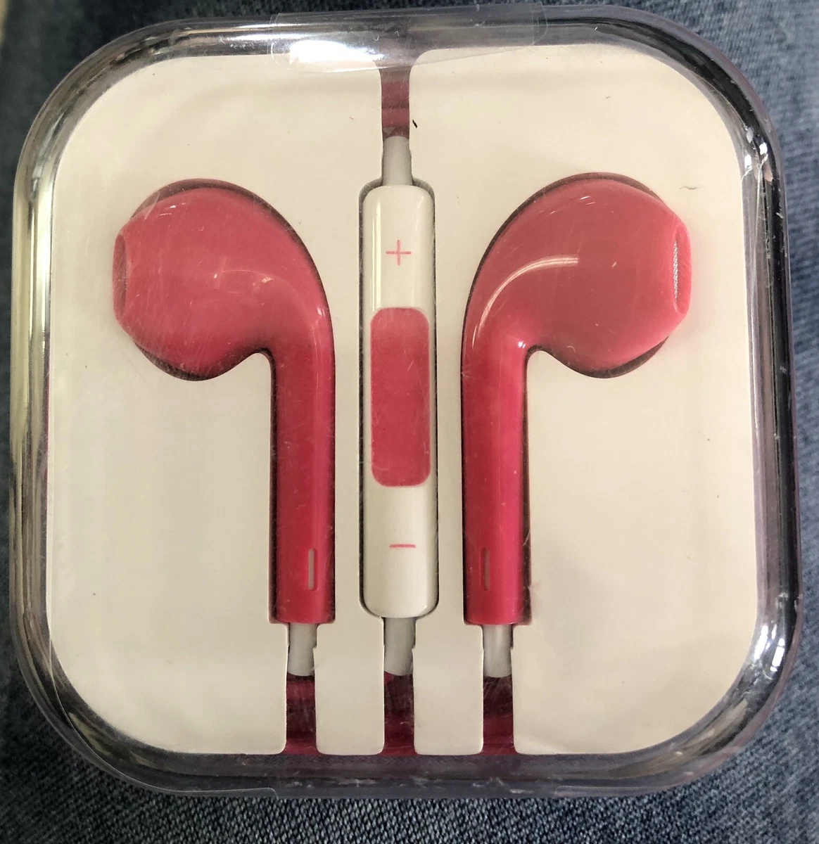 Audifono Rosado fushia Compatible Iphone Androide Dark Pink con