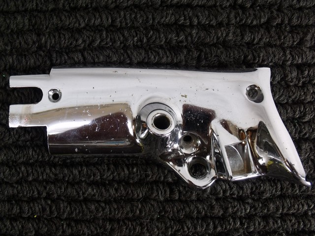 1965-1966 Mustang Convertible Sun Visor Brackets Pair Chrome Top Hold Down NEW