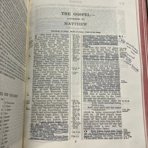 Holy Bible Revised Version American Standard Edition Thomas Nelson Vintage HC - Picture 9 of 12