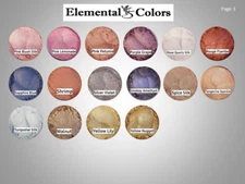 Luster Dust PICK YOUR COLOR by Elemental Colors 2 gr cake decorating 
