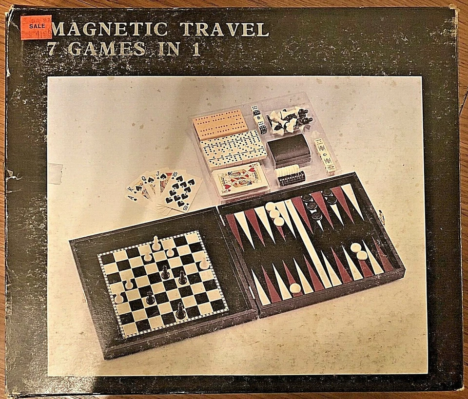 Lot of 8 New, Vintage Games, Cribbage, Red Hot Yott Dice, Pocket Boggle, 7 in 1 - Image 3 of 4