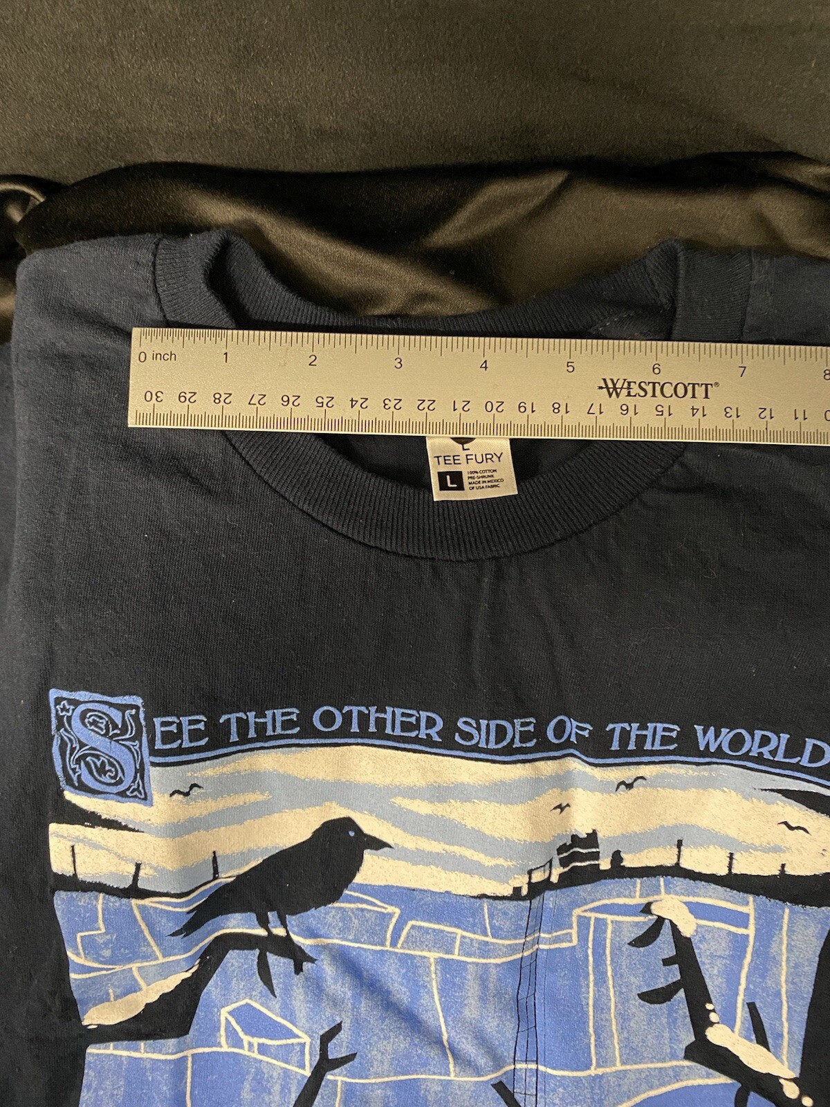 ALTRA Game of Thrones ""See the Other Side of the Wall World"" T shirt T shirt Fury L Nuova di zecca