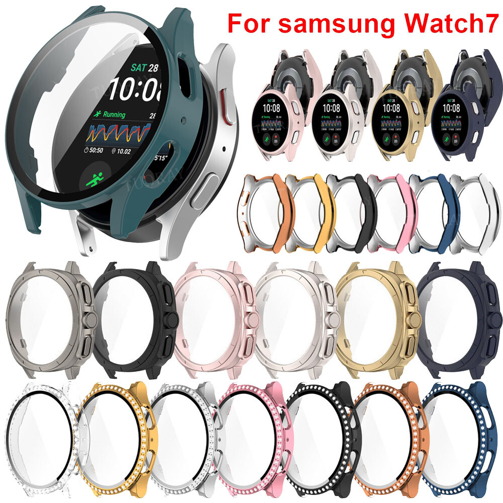 For Samsung Galaxy Watch 40mm 44mm Protective Case TPU PC Cover Bumper  Shell