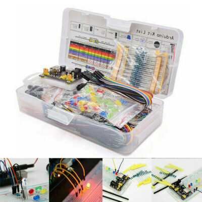 Basic Starter Electronics Component Kit Tie-points Breadboard Resistor L2K8