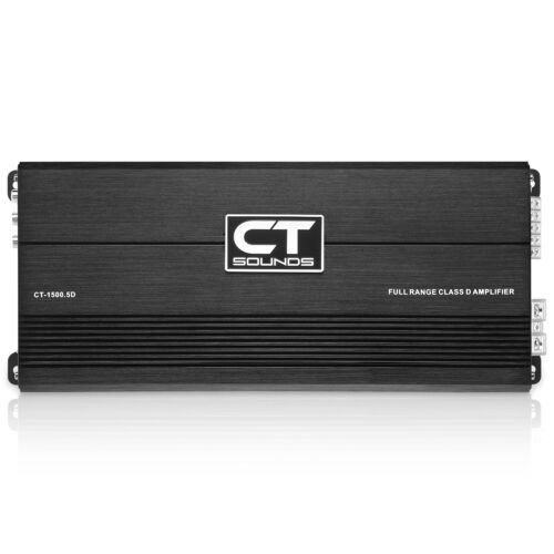 CT Sounds CT-1500.5D 1800W RMS Full-Range Class D 5-Channel Car Amplifier - Picture 2 of 6