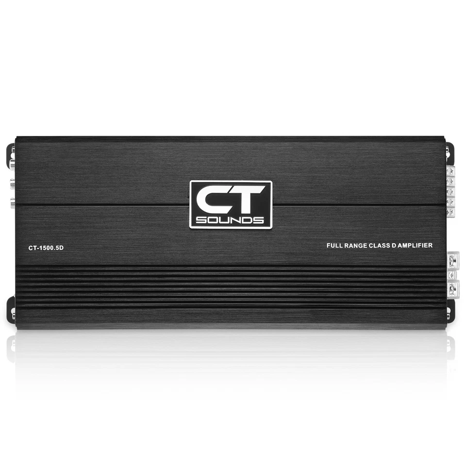 Amplificador Coche CT Sounds CT-1500.5D 1800W RMS Rango Completo Clase D 5 Canales Foto 2 de 4