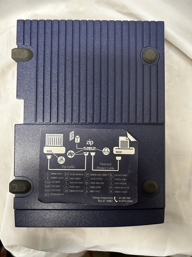 Iomega ZIP 100 External PC Zip Drive Blue Two units - Not Tested - 第 3/4 張圖片