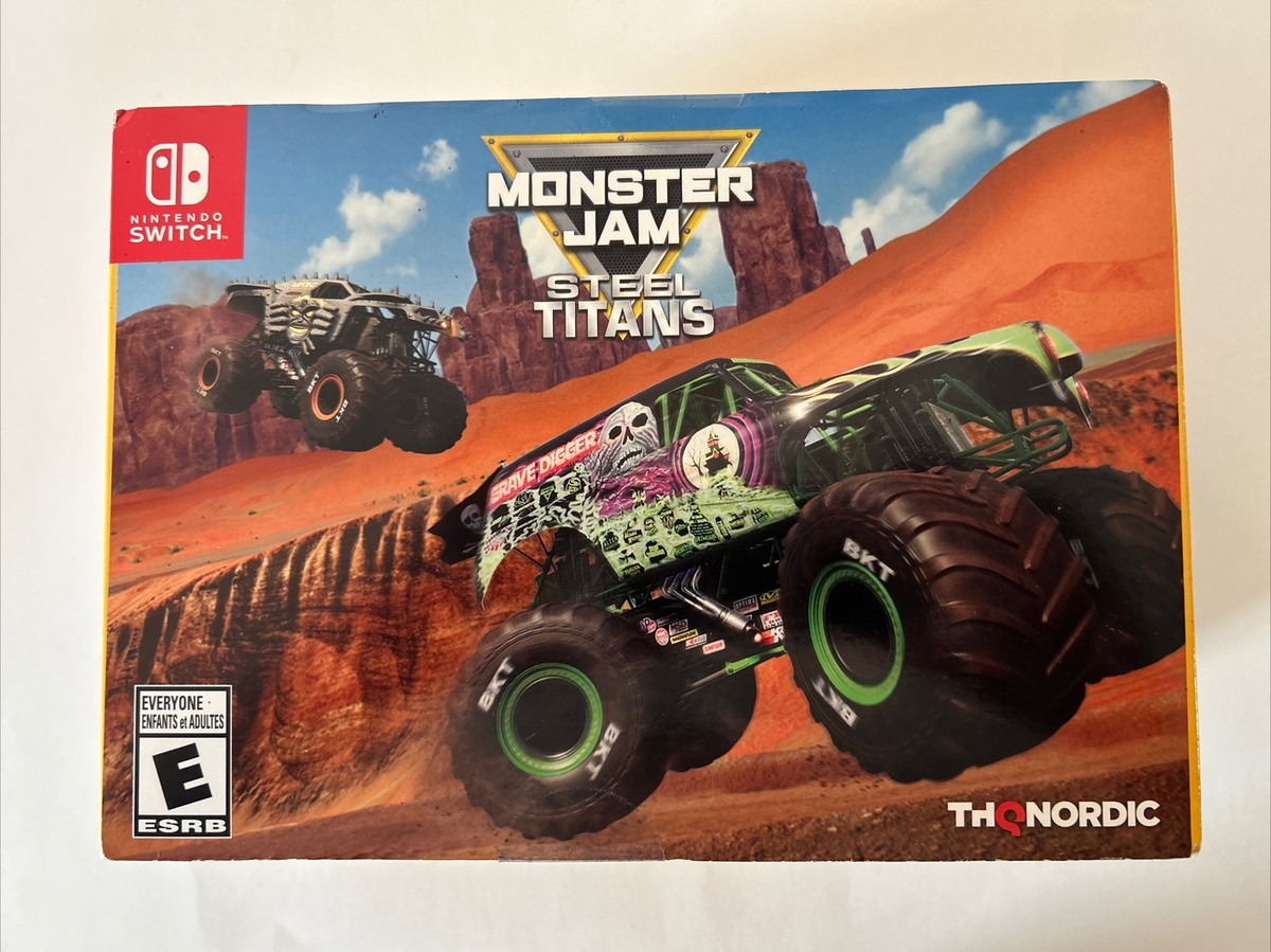 Jam Steel Titans Nintendo Monster Truck Game Monster Jam Steel Titans