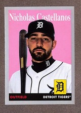2019 Topps Archives 1958 Design Silver #11 Nick Castellanos  /99