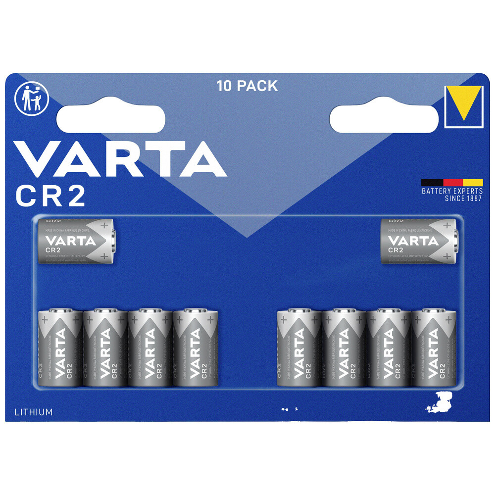 Thumbnail - Varta Lithium Cylindr. Cr2 Blli10 10 St. Fotobatterie Cr 2 Lithium 880