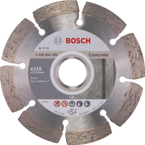 Bosch Standard Concrete Diamond Cutting Disc 115mm - 第 1/6 張圖片
