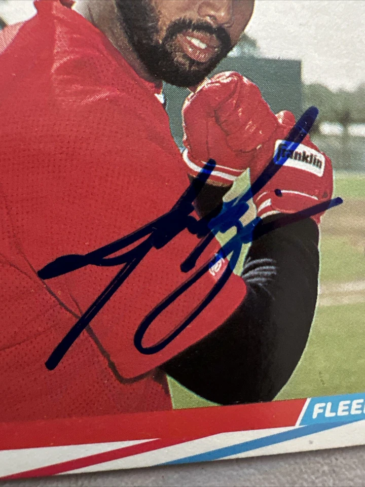 Fleer Harold Baines 1988 firmado autograbado automático miembro del Salón de la Fama Foto 2 de 4