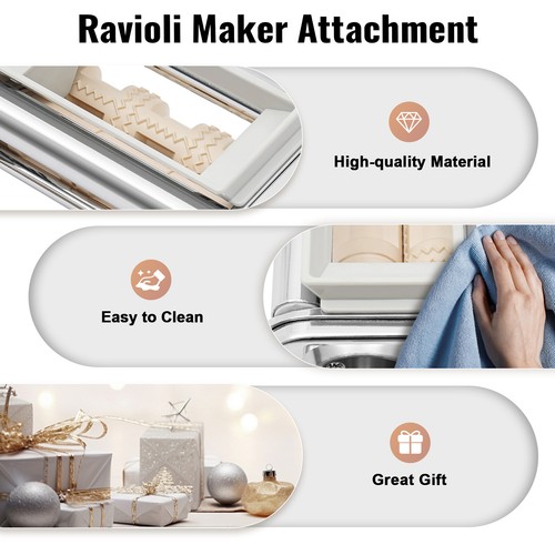 Ravioli Maker Attachment Kitchen Pasta Aid Attachments For Kitchen Stand Mixer - Picture 5 of 13