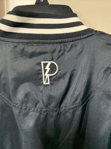 Vintage Pro Player USA Half Zip Up Wind Breaker Black Large - Picture 8 of 10