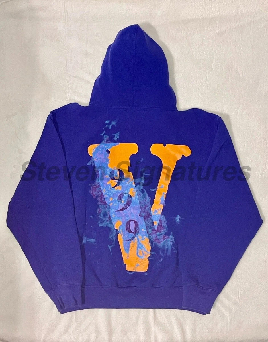 Vlone purple hoodie deals