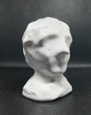 "Greek Sculptor" - Clay sculpture, hand made. Glazed. It will make a great gift.