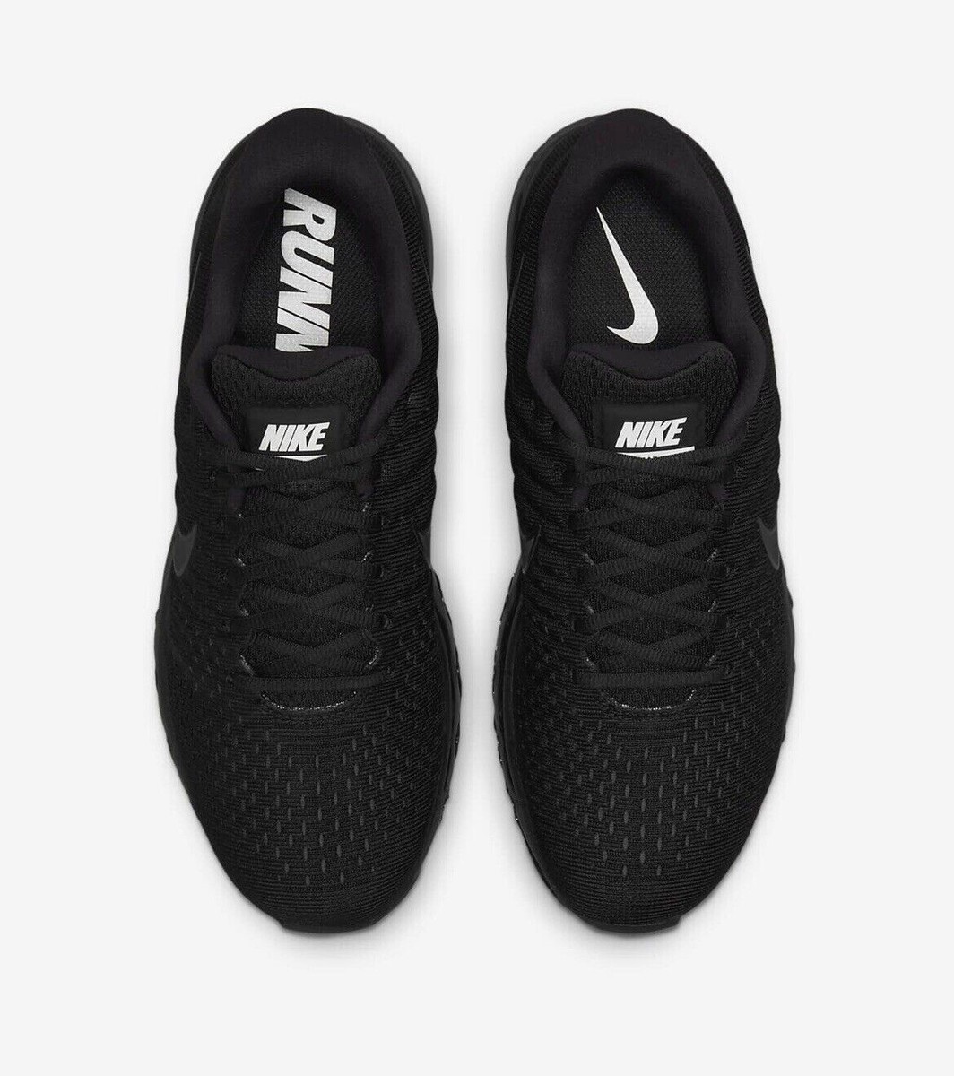 Nike Air Max 2017 Triple Black Casual Shoes Mens Sizes US 8