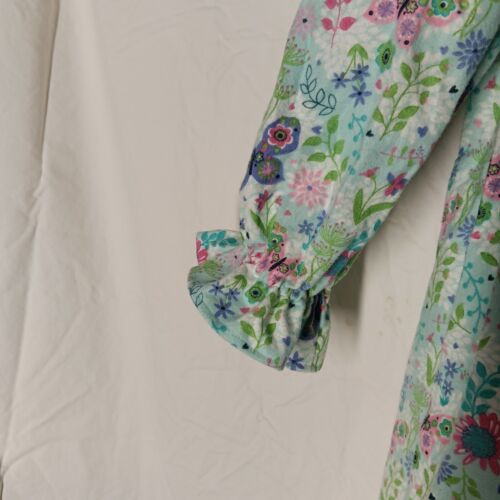 Girl's Nightgown, size 5, Handmade by Grandma Jan w/ flower & butterflies - Picture 4 of 5
