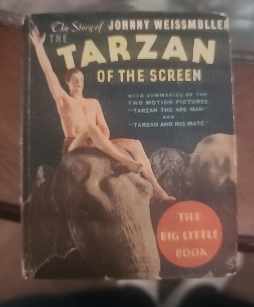 Tarzan of the Screen - Johnny Weissmuller, Whitman, Big Little Book, 1934 VG+