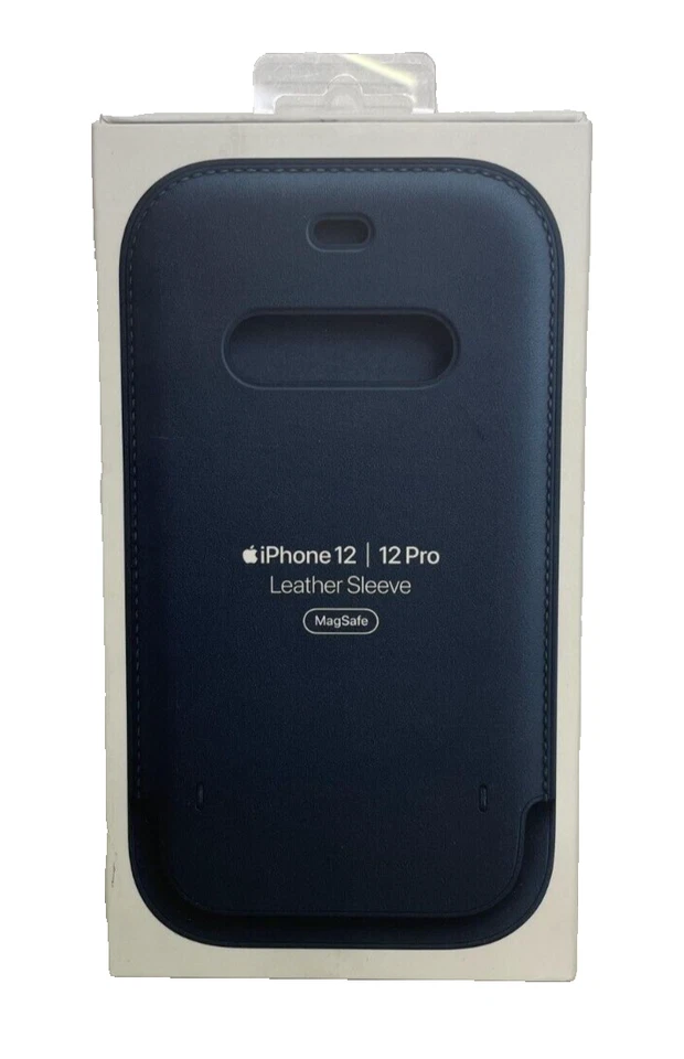 Apple Leather Sleeve with MagSafe for iPhone 12 & 12 Pro