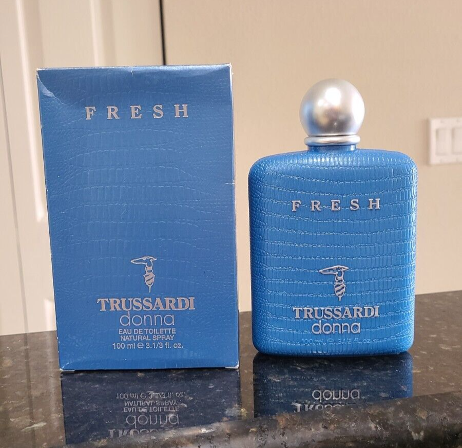 新品未使用 トラサルディ ドンナ 100ml Fresh Trussardi Donna Eau de Toilette Spray 100 ml 3.1/3 oz New in
