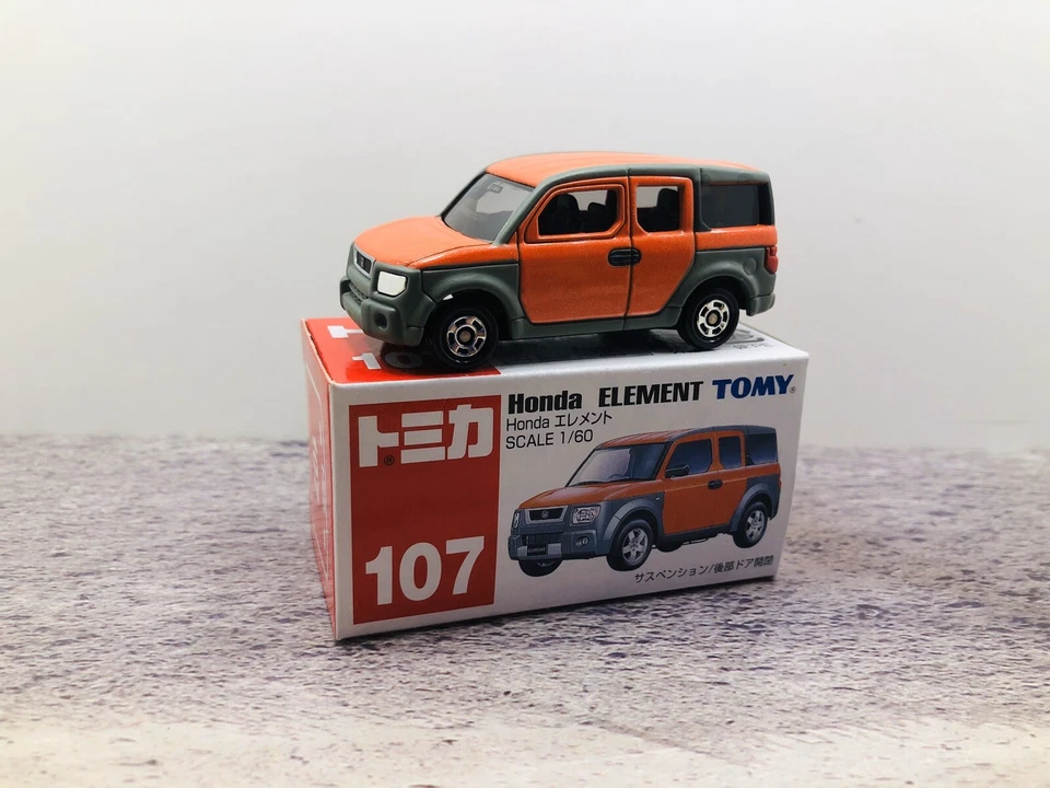 Tomica Honda Element naranja importación de Japón Foto 2 de 4