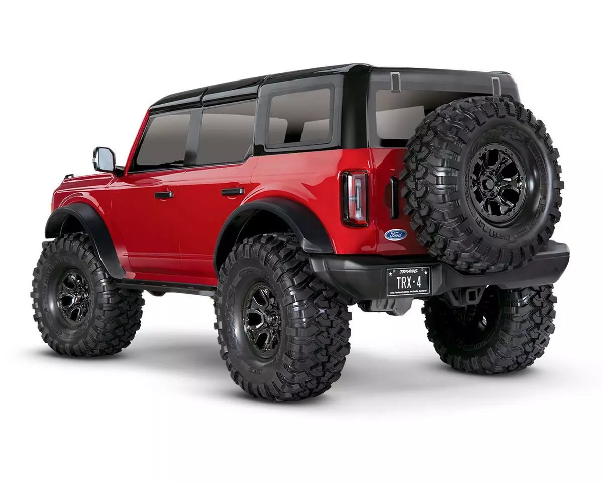 Traxxas TRX-4 1/10 Trail Crawler Truck w/2021 Ford Bronco Body (Red)