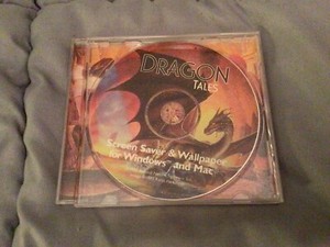 Dragon Tales CD-Rom- Fantasy Screensaver Disc From 1995- Great Condition