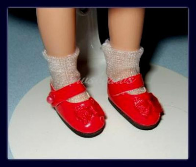 RED Patent Mary Jane SHOES fit 8'' TINY BETSY McCALL Chelsea