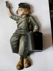 Vintage Advertising Dutch Boy Paint Litho Tin Match Safe Sign~super nice!