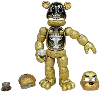 Five Nights at Freddy's　ゴールデンフレディ Five Nights at Freddys Golden Freddy Office Set - 5-Inch