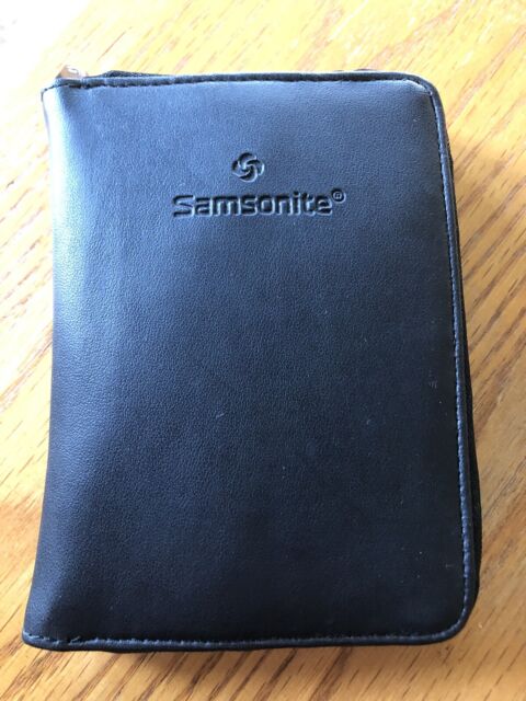 Samsonite Leather Passport & Card Holder/Wallet